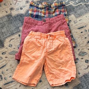 Crewcuts , cat and jack carters. Bright Peach-Orange Shorts bundle! Size 8